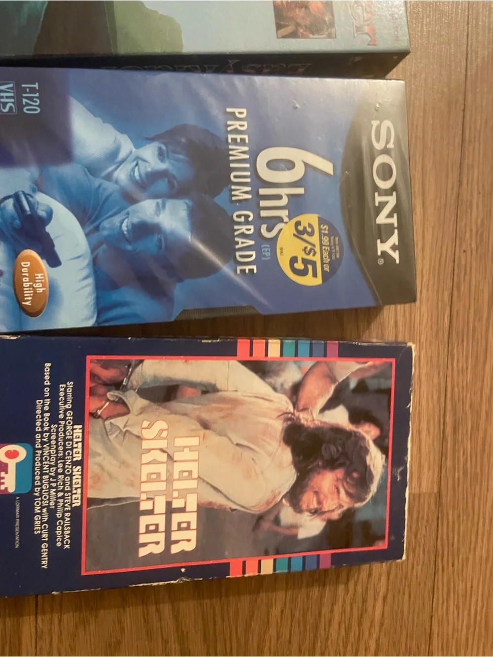 Sony Blue T-120 6hrs Premium Grade VHS Tape